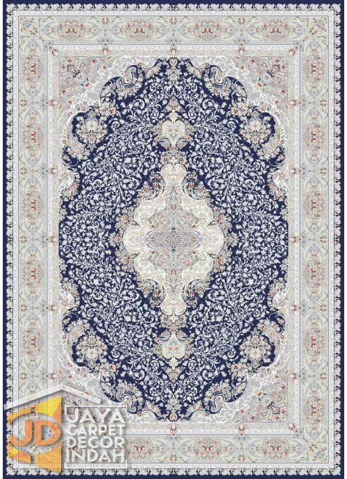 Karpet Permadani Solomon 1200 Reeds PE5 Navy  ukuran 150 X225, 200x300, 250x350, dan 3 x 4